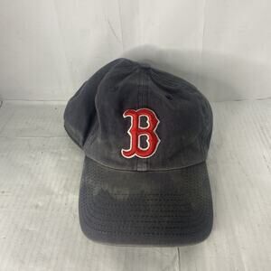 Vintage Twins Enterprise Boston Red Socks Cap Hat Gray Belt Adjustable